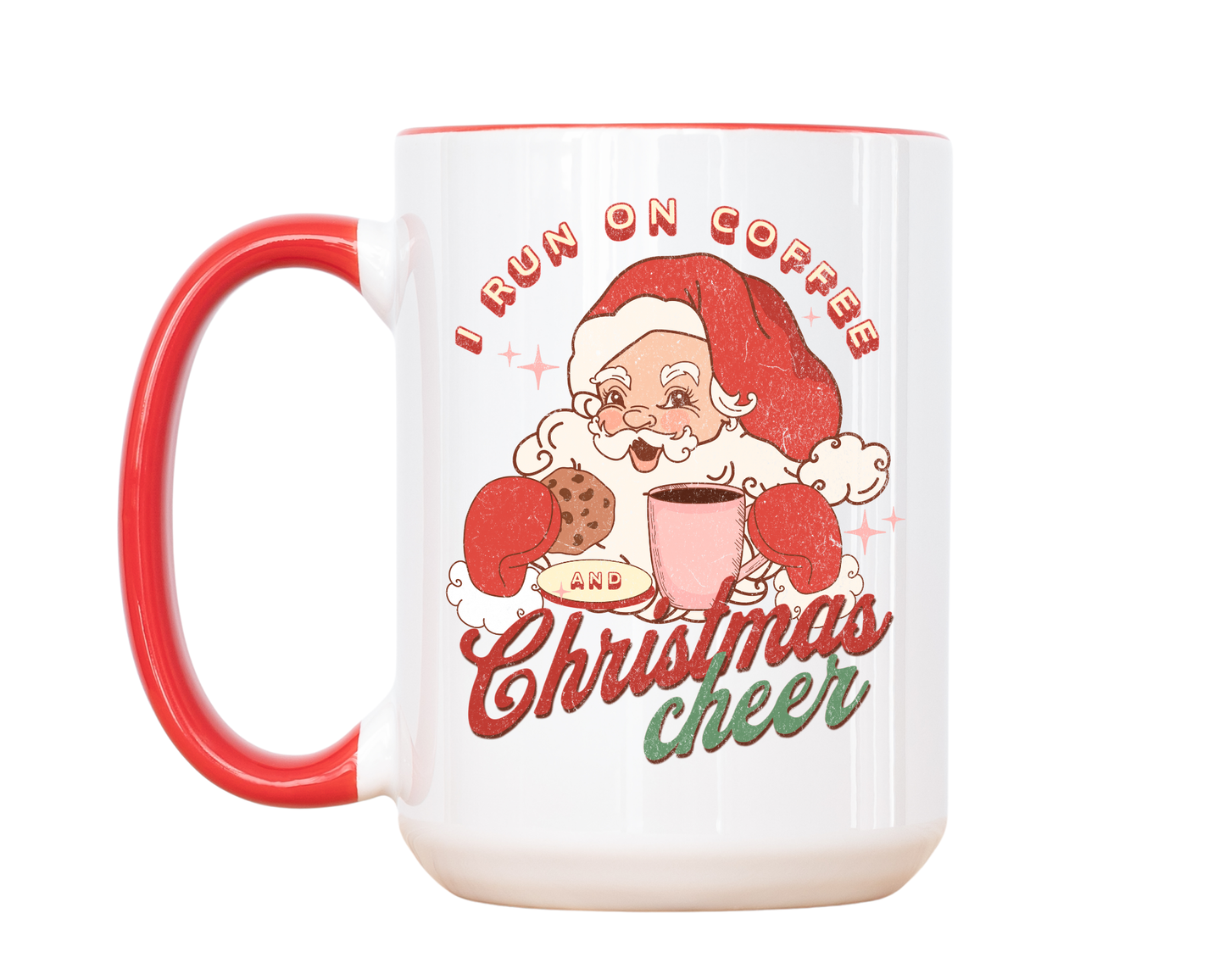 I Run On Coffee & Christmas Cheer Mug