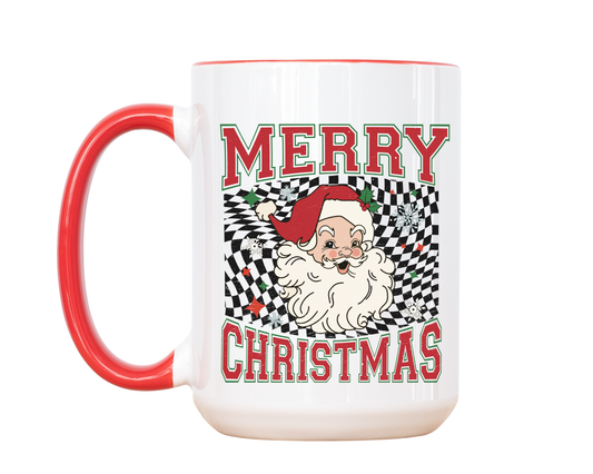 Merry Christmas Retro Mug