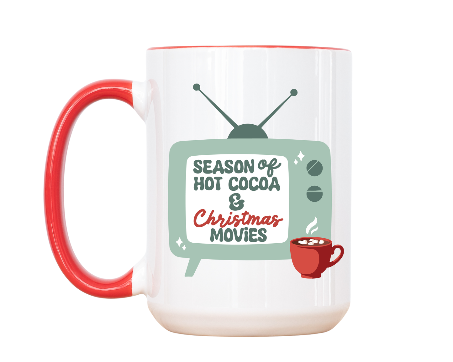 Season of Hot Cocoa & Christmas Movies Mug